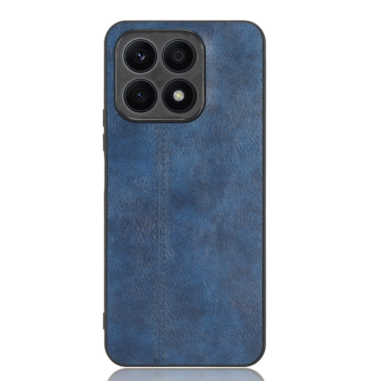 For Honor X8a Sewing Cow Pattern Skin PC + PU + TPU Phone Case