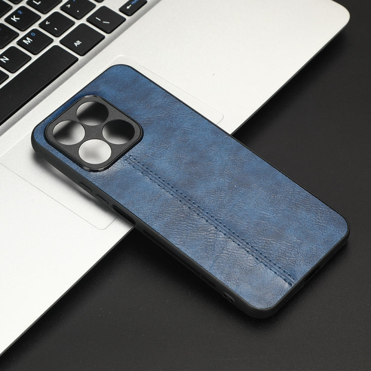 For Honor X8a Sewing Cow Pattern Skin PC + PU + TPU Phone Case