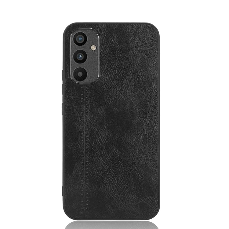 For Samsung Galaxy A34 5G Sewing Cow Pattern Skin PC + PU + TPU Phone Case