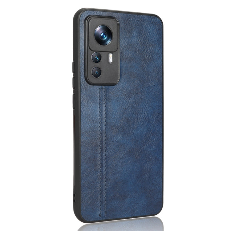 For Xiaomi 12T/Redmi K50 Ultra Sewing Cow Pattern Skin PC + PU + TPU Phone Case