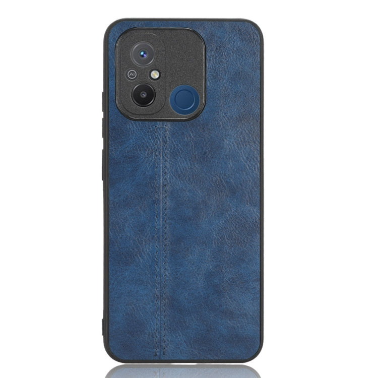Sewing Cow Pattern Skin PC + PU + TPU Phone Case For Xiaomi Poco C55/Redmi 12C/Redmi 11A 4G