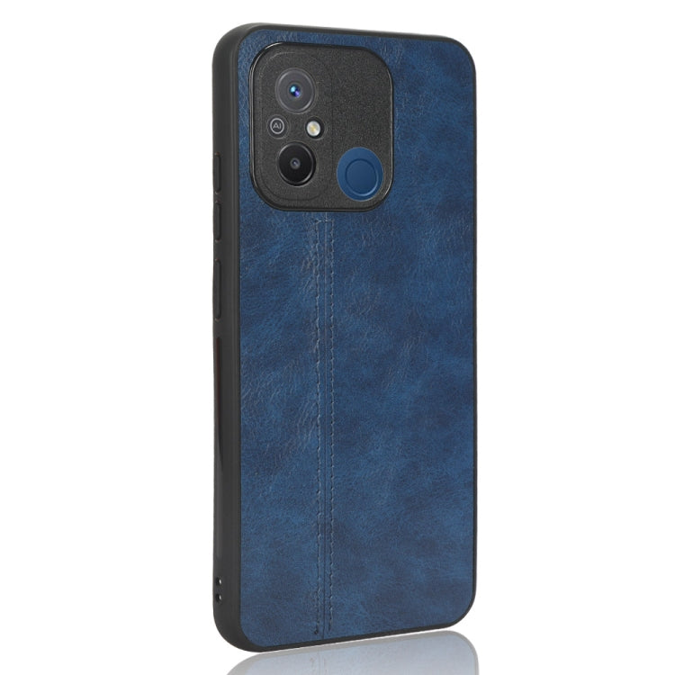 Sewing Cow Pattern Skin PC + PU + TPU Phone Case For Xiaomi Poco C55/Redmi 12C/Redmi 11A 4G