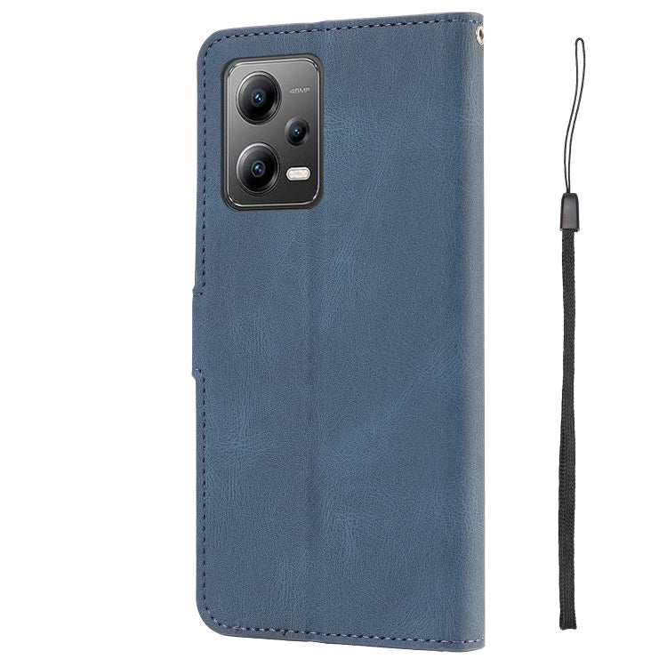For Xiaomi Redmi Note 12 / Poco X5 Fantasy Skin-feel Calfskin Texture Leather Phone Case