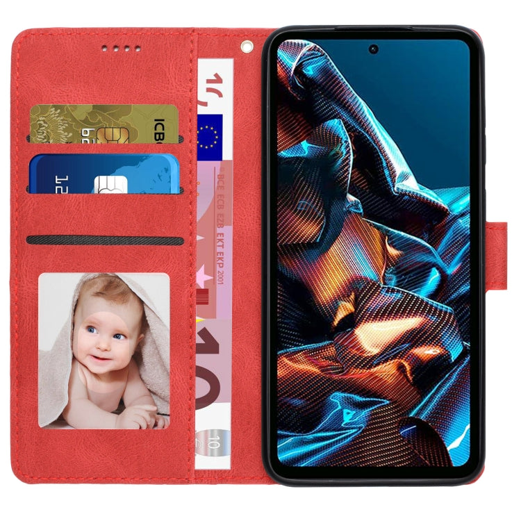 Fantasy Skin-feel Calfskin Texture Leather Phone Case for Xiaomi Redmi Note 12 Pro 5G/12 Pro Speed / Poco X5 Pro