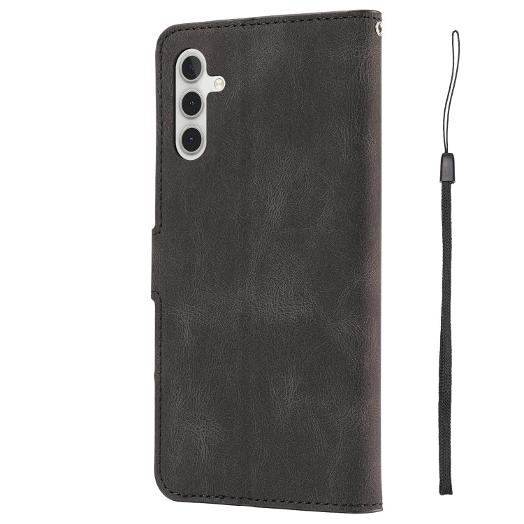 For Samsung Galaxy A24 4G Fantasy Skin-feel Calfskin Texture Leather Phone Case