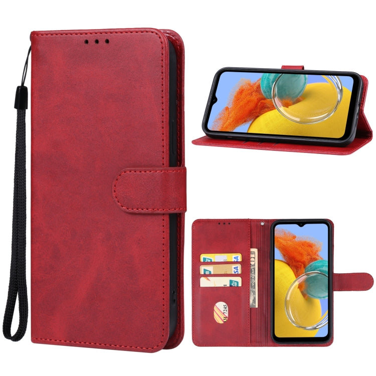 For Samsung Galaxy M14 5G Leather Phone Case