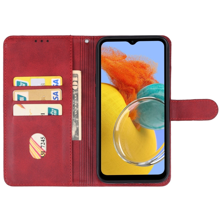 For Samsung Galaxy M14 5G Leather Phone Case