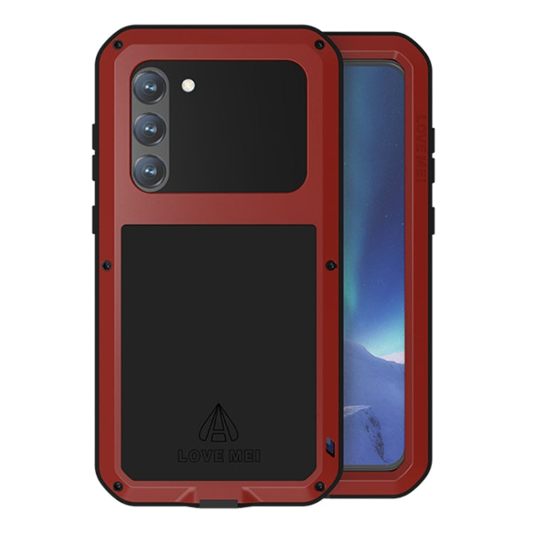 For Samsung Galaxy S23+ 5G LOVE MEI Metal Shockproof Life Waterproof Dustproof Phone Case