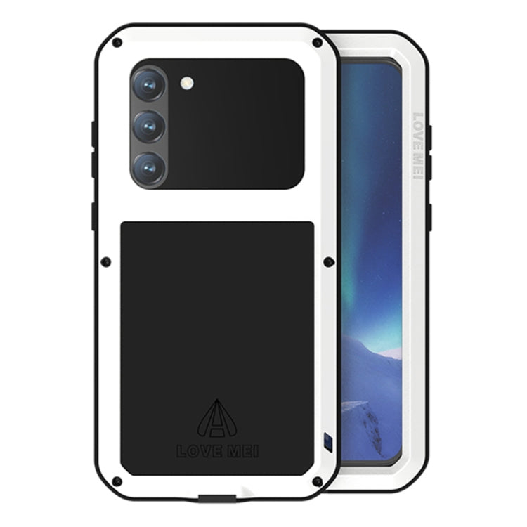 For Samsung Galaxy S23+ 5G LOVE MEI Metal Shockproof Life Waterproof Dustproof Phone Case