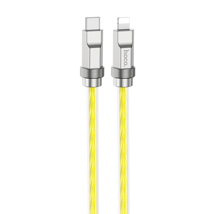 hoco U113 PD 20W USB-C/Type-C to 8 Pin Silicone Data Cable, Length: 1m