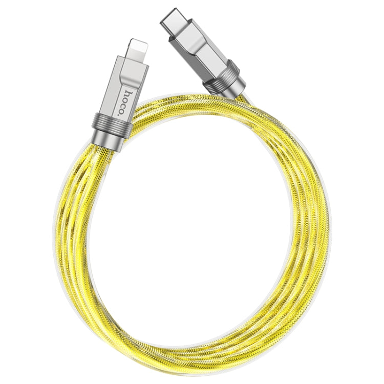 hoco U113 PD 20W USB-C/Type-C to 8 Pin Silicone Data Cable, Length: 1m