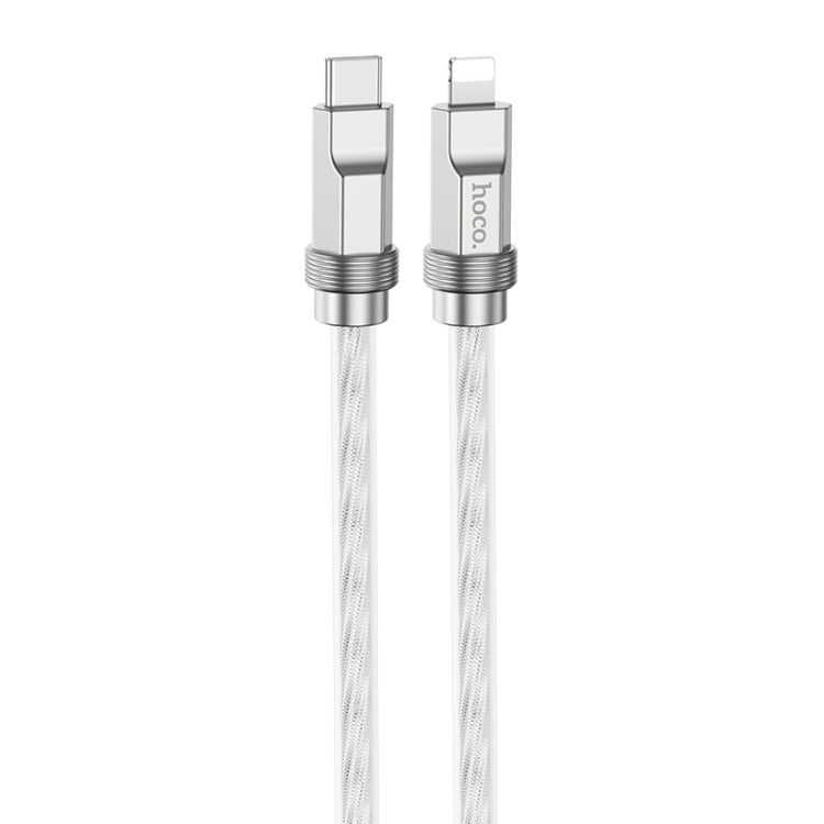 hoco U113 PD 20W USB-C/Type-C to 8 Pin Silicone Data Cable, Length: 1m