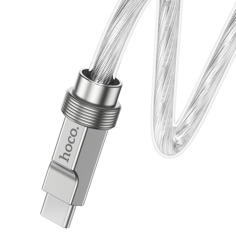 hoco U113 100W USB-C/Type-C to USB-C/Type-C Silicone Data Cable, Length: 1m