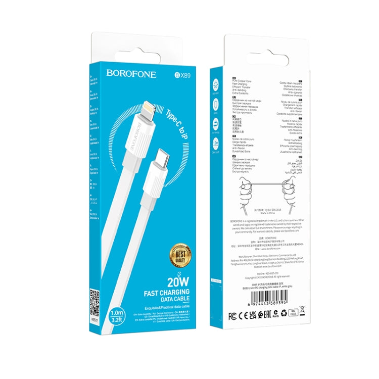 Borofone BX89 Type-C to 8 Pin Union PD Charging Data Cable, Length:1m