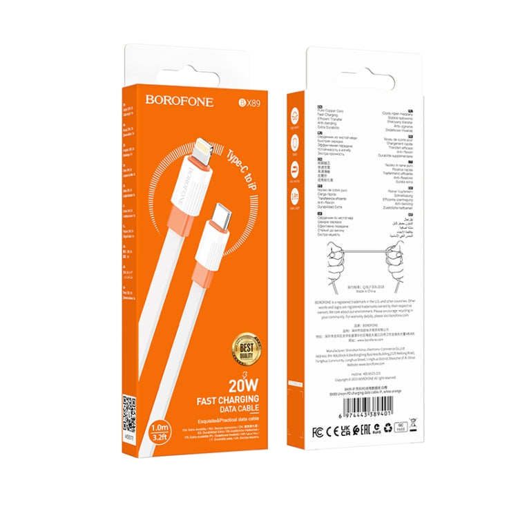 Borofone BX89 Type-C to 8 Pin Union PD Charging Data Cable, Length:1m