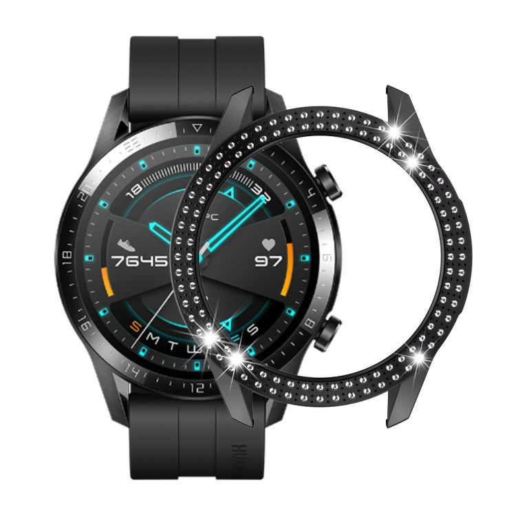 For Huawei GT2 46mm PC Double Row Diamond Watch Case