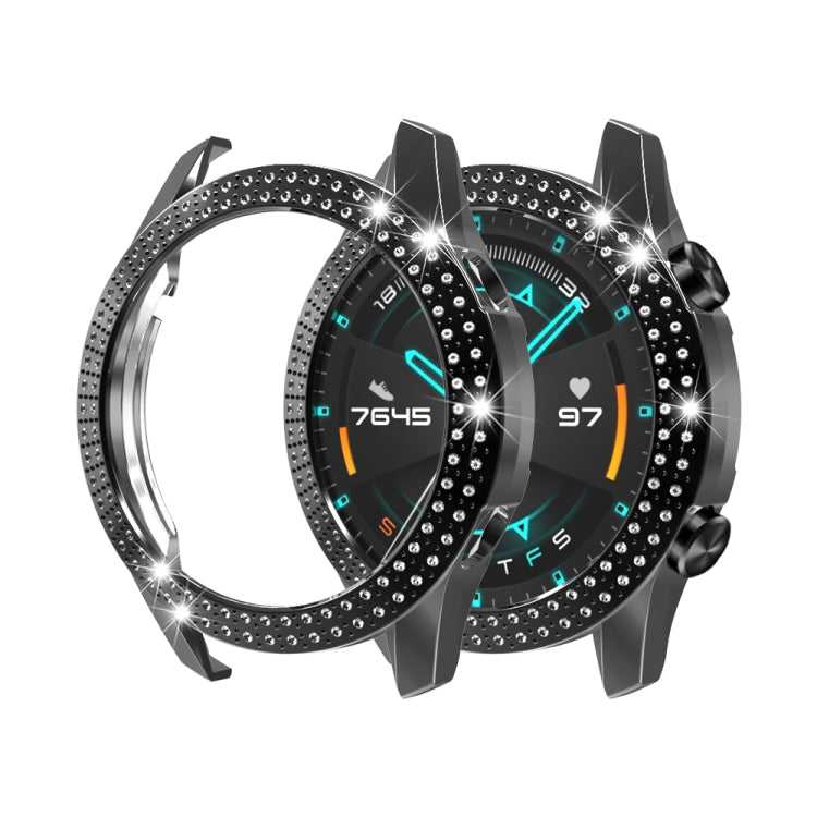 For Huawei GT2 46mm PC Double Row Diamond Watch Case