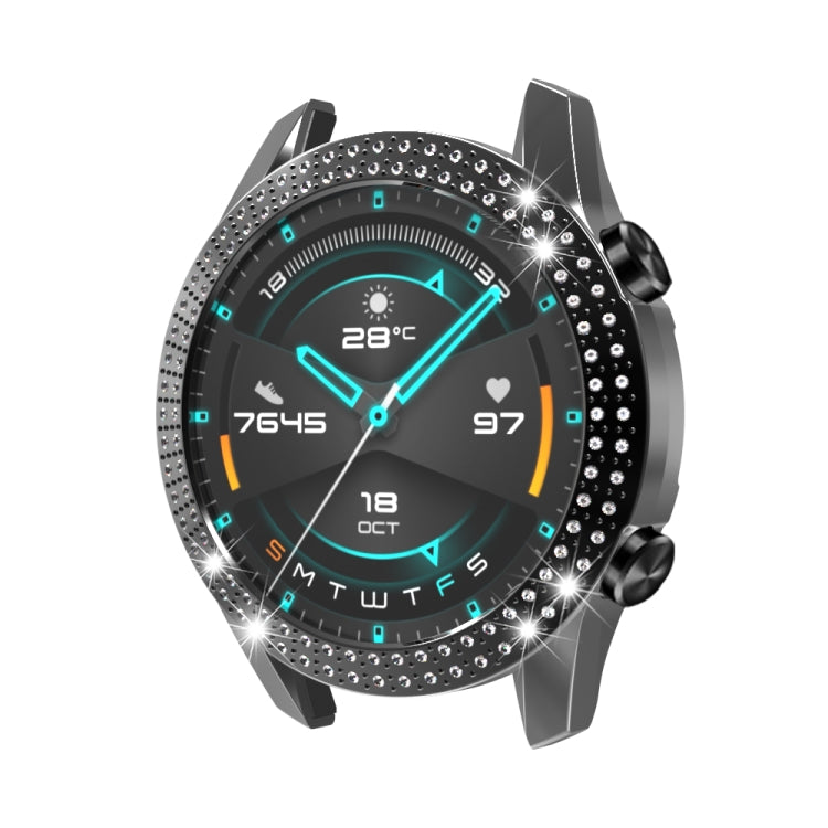 For Huawei GT2 46mm PC Double Row Diamond Watch Case