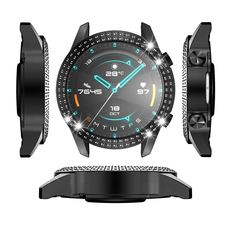 For Huawei GT2 46mm PC Double Row Diamond Watch Case