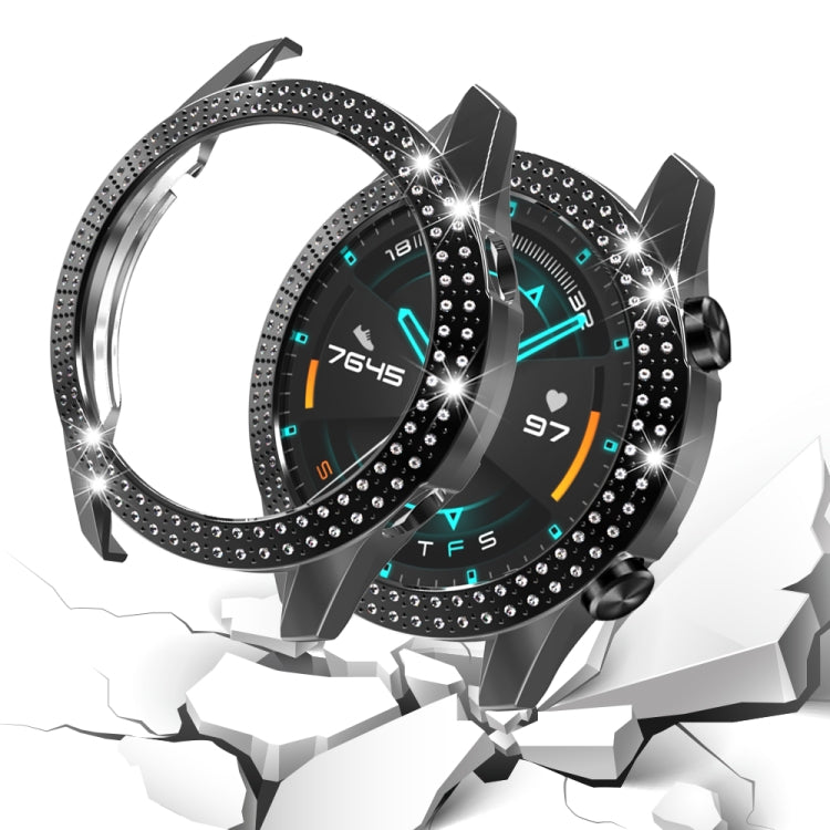 For Huawei GT2 46mm PC Double Row Diamond Watch Case