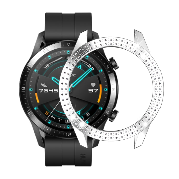 For Huawei GT2 46mm PC Double Row Diamond Watch Case