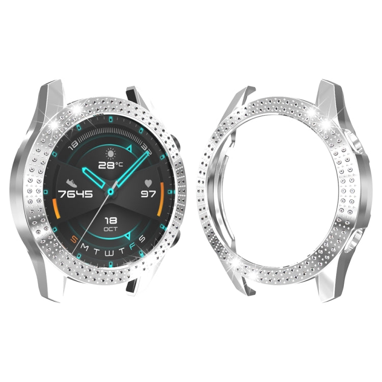 For Huawei GT2 46mm PC Double Row Diamond Watch Case