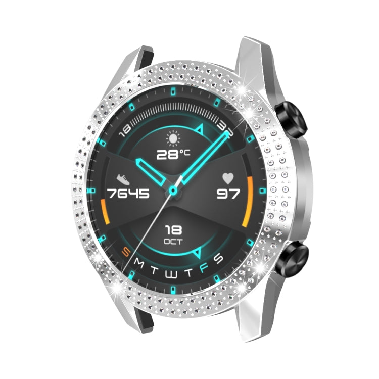 For Huawei GT2 46mm PC Double Row Diamond Watch Case