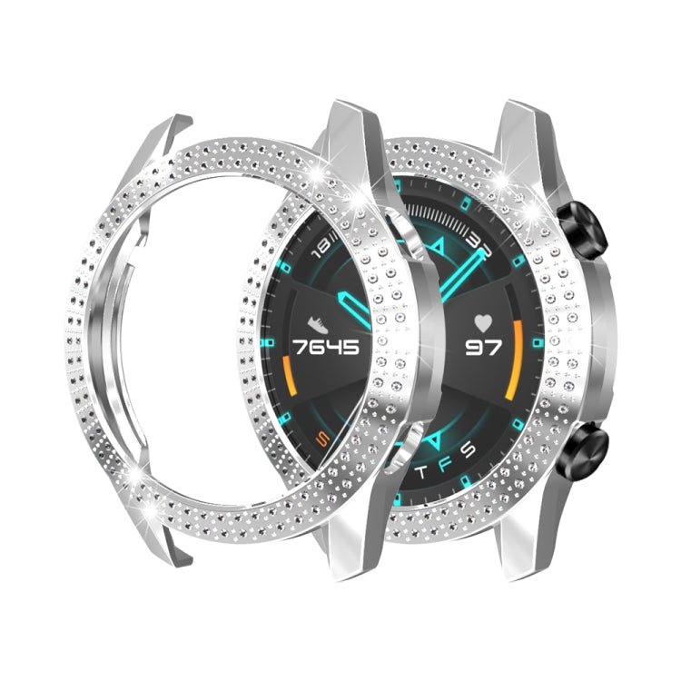 For Huawei GT2 46mm PC Double Row Diamond Watch Case