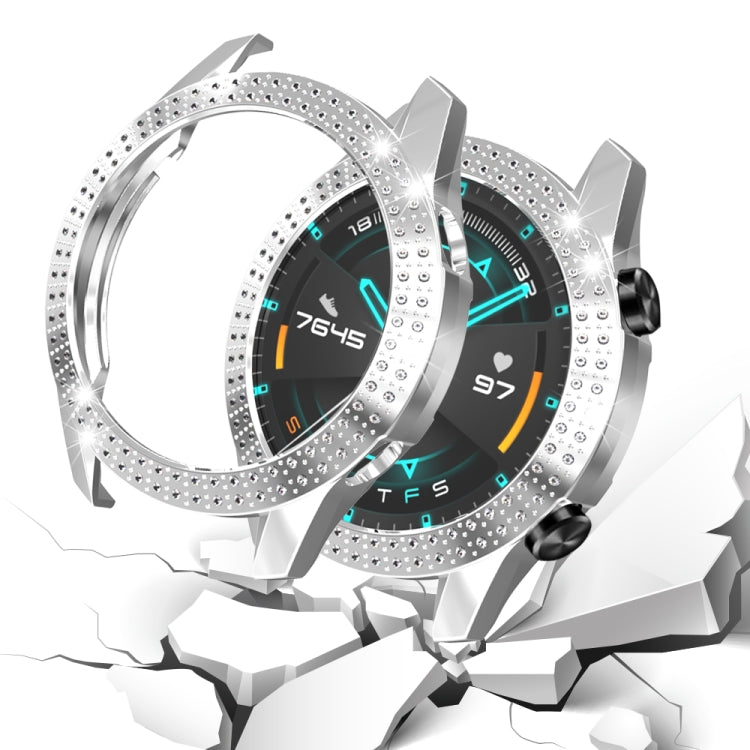 For Huawei GT2 46mm PC Double Row Diamond Watch Case