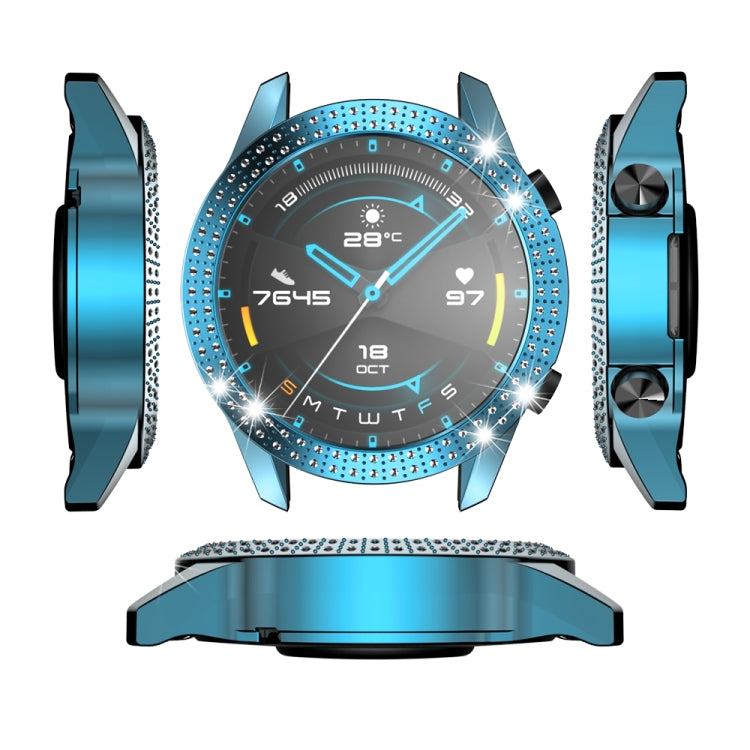 For Huawei GT2 46mm PC Double Row Diamond Watch Case