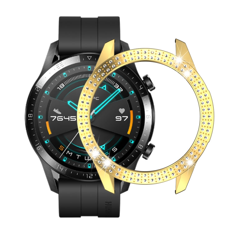 For Huawei GT2 46mm PC Double Row Diamond Watch Case