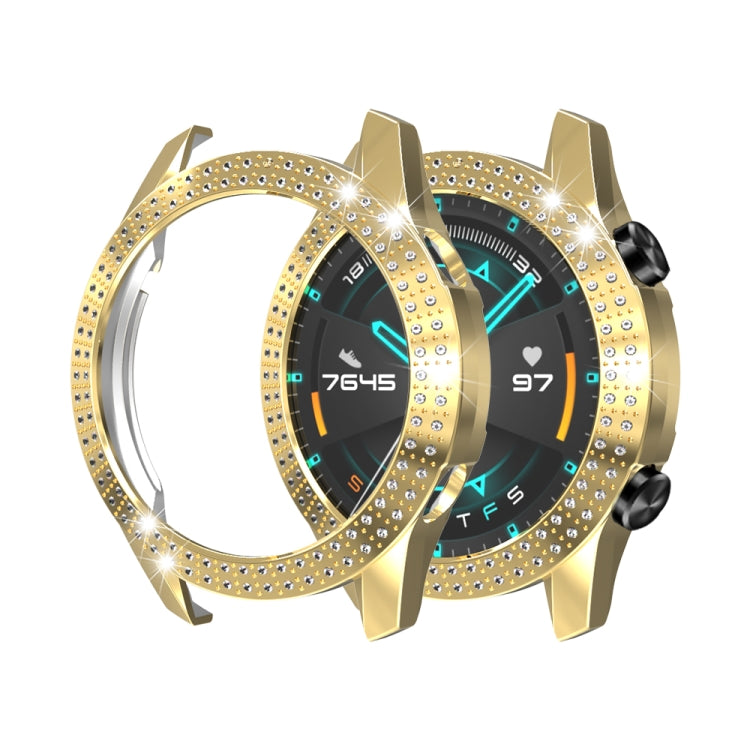 For Huawei GT2 46mm PC Double Row Diamond Watch Case