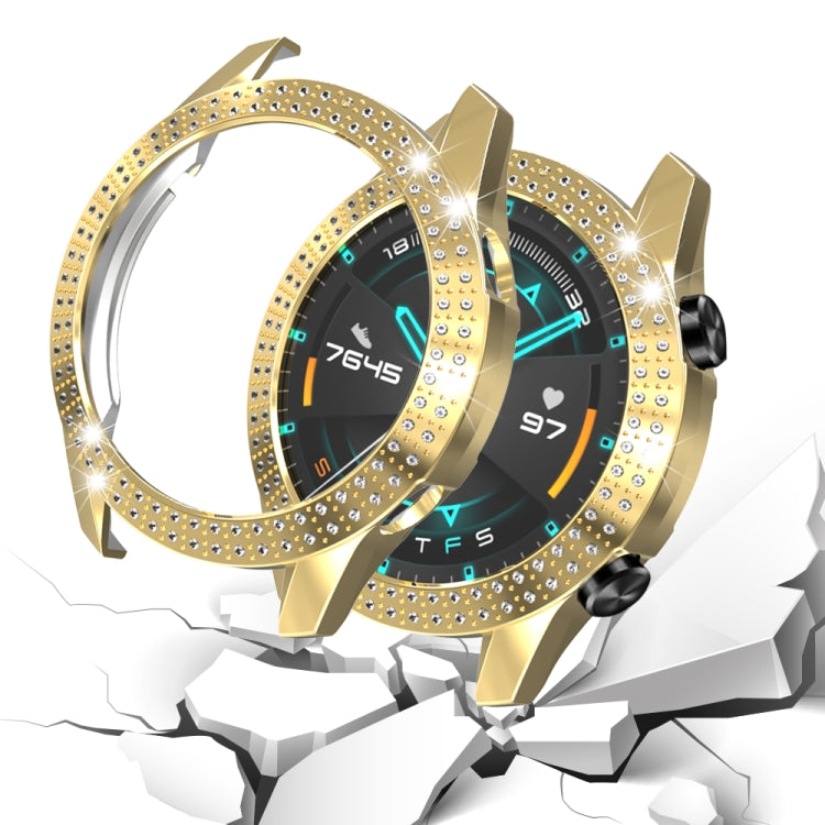 For Huawei GT2 46mm PC Double Row Diamond Watch Case