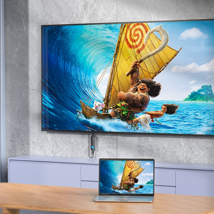 hoco UA23 HD Smart Wireless Screen Projector For Apple, Length: 1m(Black)