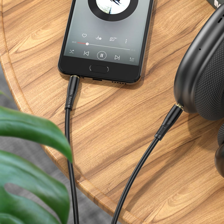 hoco UPA25 AUX Transparent Exploration Version 3.5mm Male to Male Audio Cable, Length: 1m