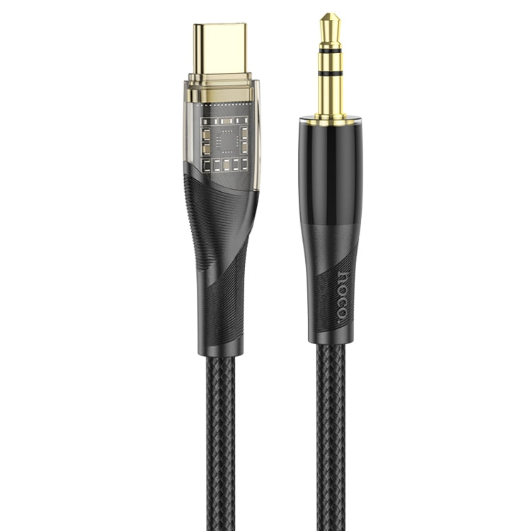 hoco UPA25 Transparent Exploration Version USB-C/Type-C Digital Audio Conversion Cable, Length: 1m
