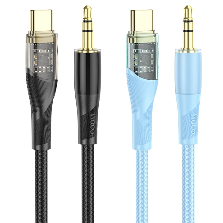 hoco UPA25 Transparent Exploration Version USB-C/Type-C Digital Audio Conversion Cable, Length: 1m