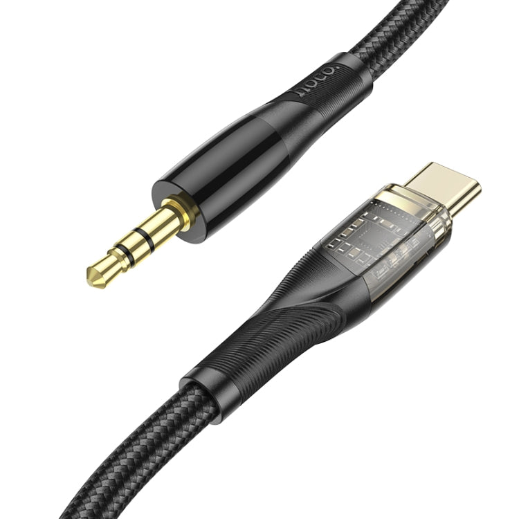 hoco UPA25 Transparent Exploration Version USB-C/Type-C Digital Audio Conversion Cable, Length: 1m