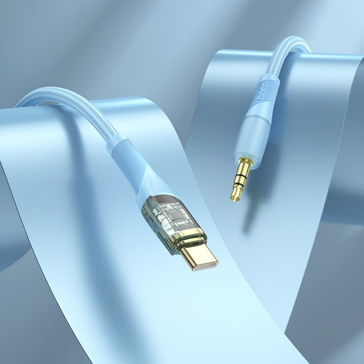 hoco UPA25 Transparent Exploration Version USB-C/Type-C Digital Audio Conversion Cable, Length: 1m