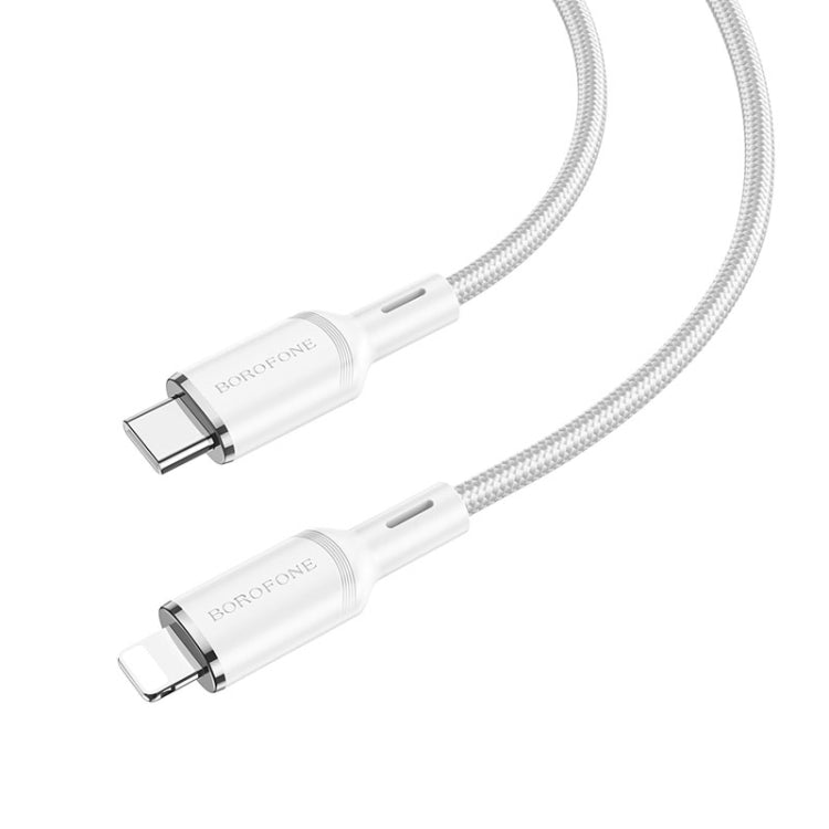 Borofone BX90 Type-C to 8 Pin Cyber PD Charging Data Cable, Length:1m