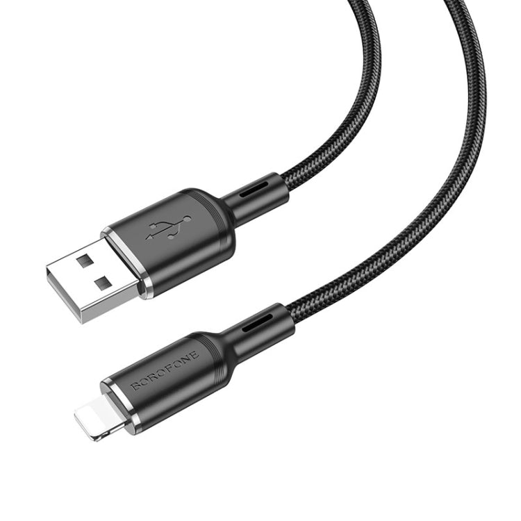 Borofone BX90 USB to 8 Pin Cyber 2.4A Charging Data Cable, Length:1m