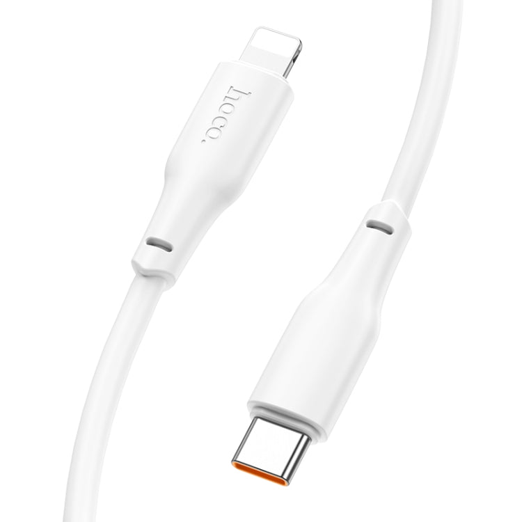 hoco X93 PD 20W USB-C/Type-C to 8 Pin Data Cable, Length:2m(White)