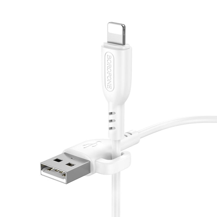 Borofone BX91 USB to 8 Pin Symbol 2.4A Charging Data Cable, Length:1m