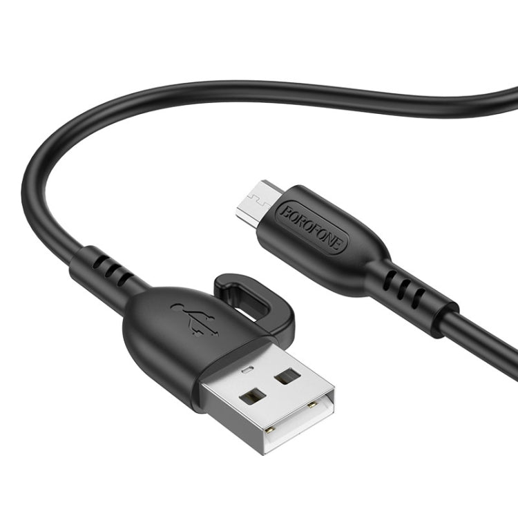 Borofone BX91 USB to Micro USB Symbol 2.4A Charging Data Cable, Length:1m