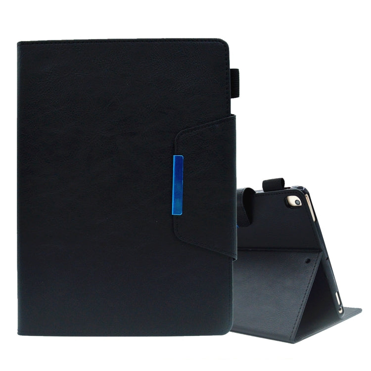 For iPad 10.2 2020&2019 / Air 10.5 Suede Cross Texture Magnetic Clasp Leather Tablet Case