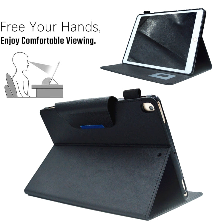 For iPad 10.2 2020&2019 / Air 10.5 Suede Cross Texture Magnetic Clasp Leather Tablet Case