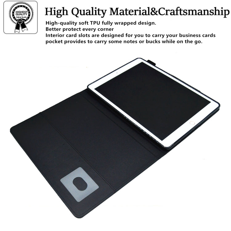For iPad 10.2 2020&2019 / Air 10.5 Suede Cross Texture Magnetic Clasp Leather Tablet Case