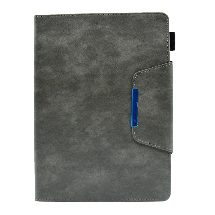 For iPad 10.2 2020&2019 / Air 10.5 Suede Cross Texture Magnetic Clasp Leather Tablet Case