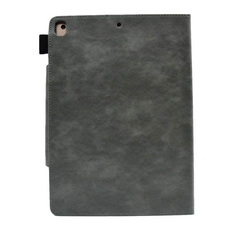 For iPad 10.2 2020&2019 / Air 10.5 Suede Cross Texture Magnetic Clasp Leather Tablet Case