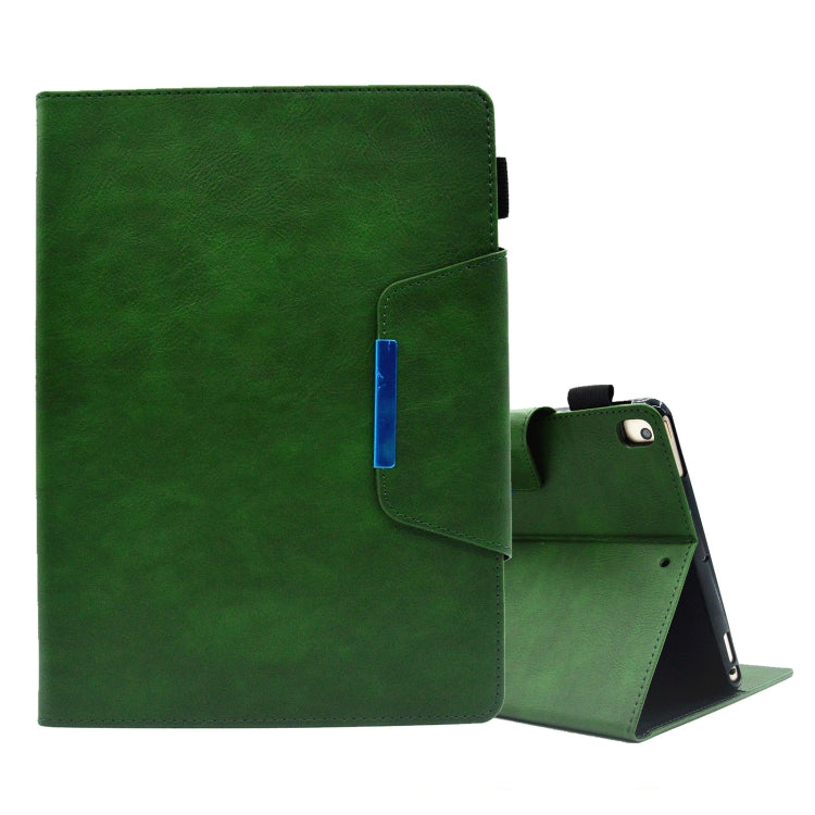 For iPad 10.2 2020&2019 / Air 10.5 Suede Cross Texture Magnetic Clasp Leather Tablet Case